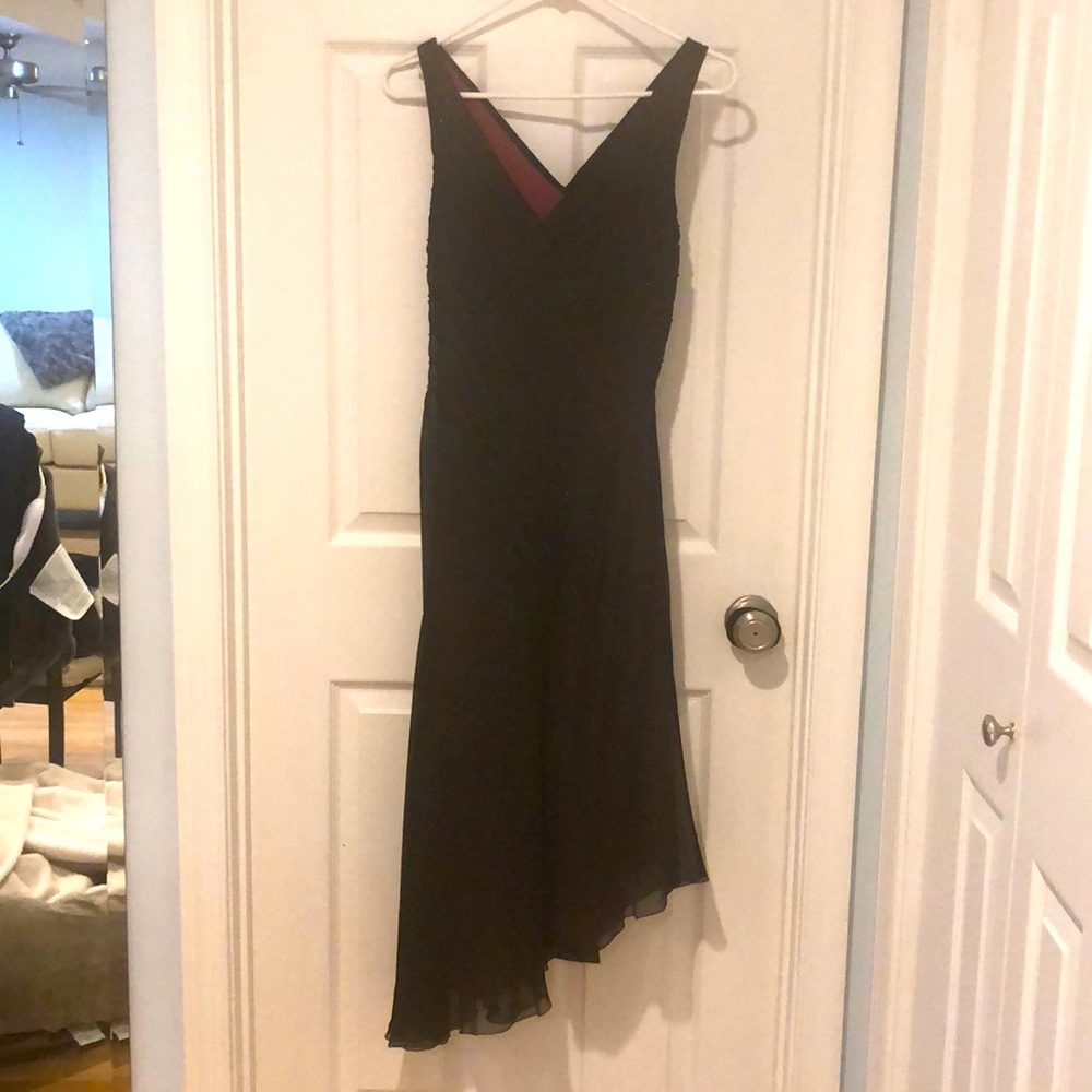 Adrianna beaded black cocktail dress, size 2.